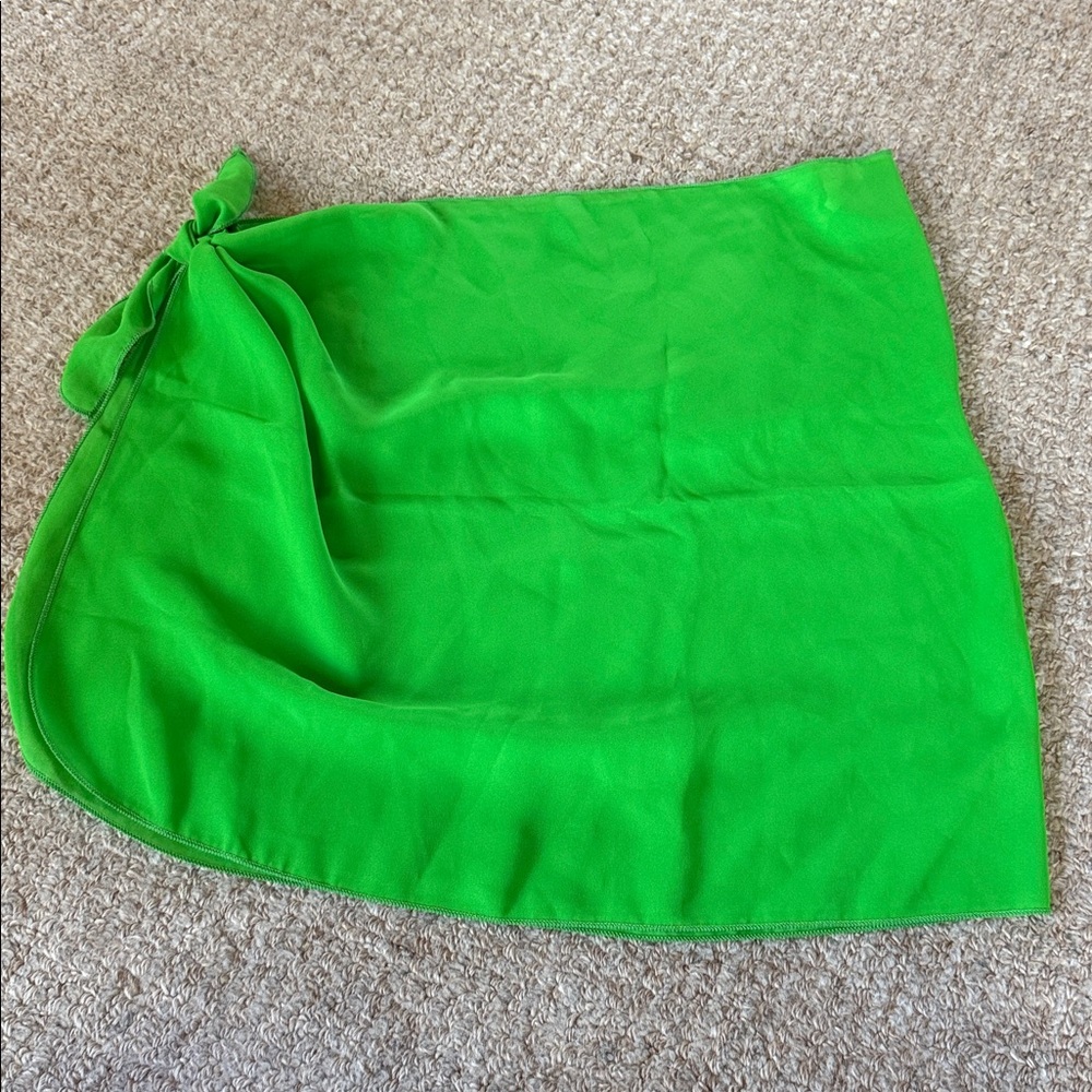 In The Shade Swim sarong wrap/tie skirt in green